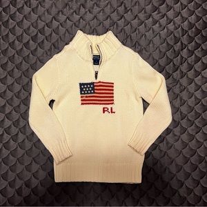 Child size 7 Polo Ralph Lauren knit sweater